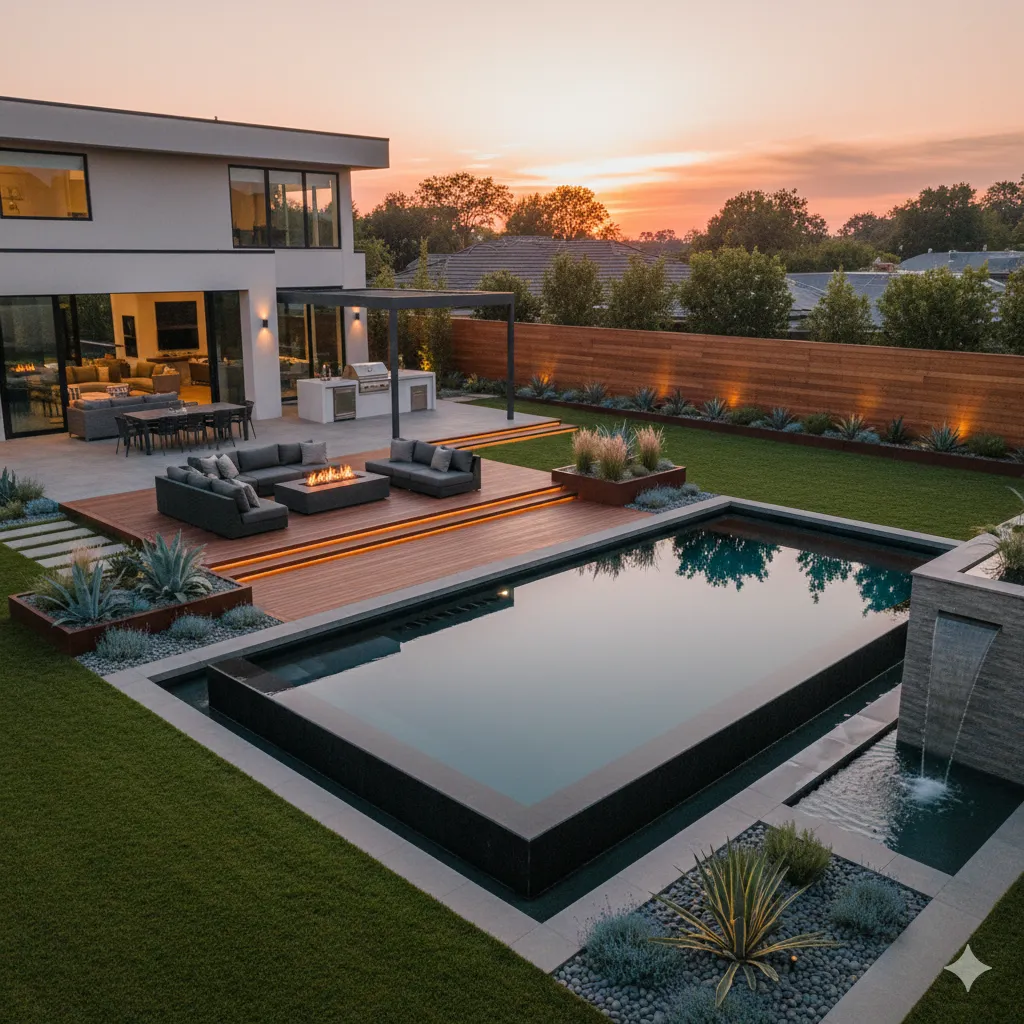 Custom landscape design service